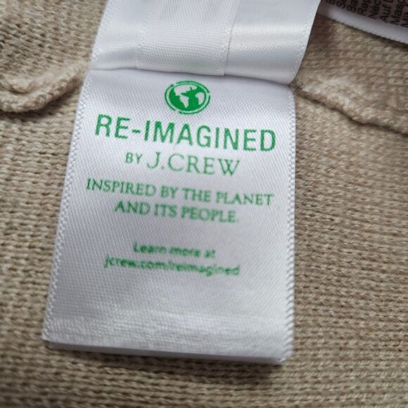 Re-imagined by J Crew Sweater Jacket Size S Cream Color Classic Professional - Picture 7 of 11